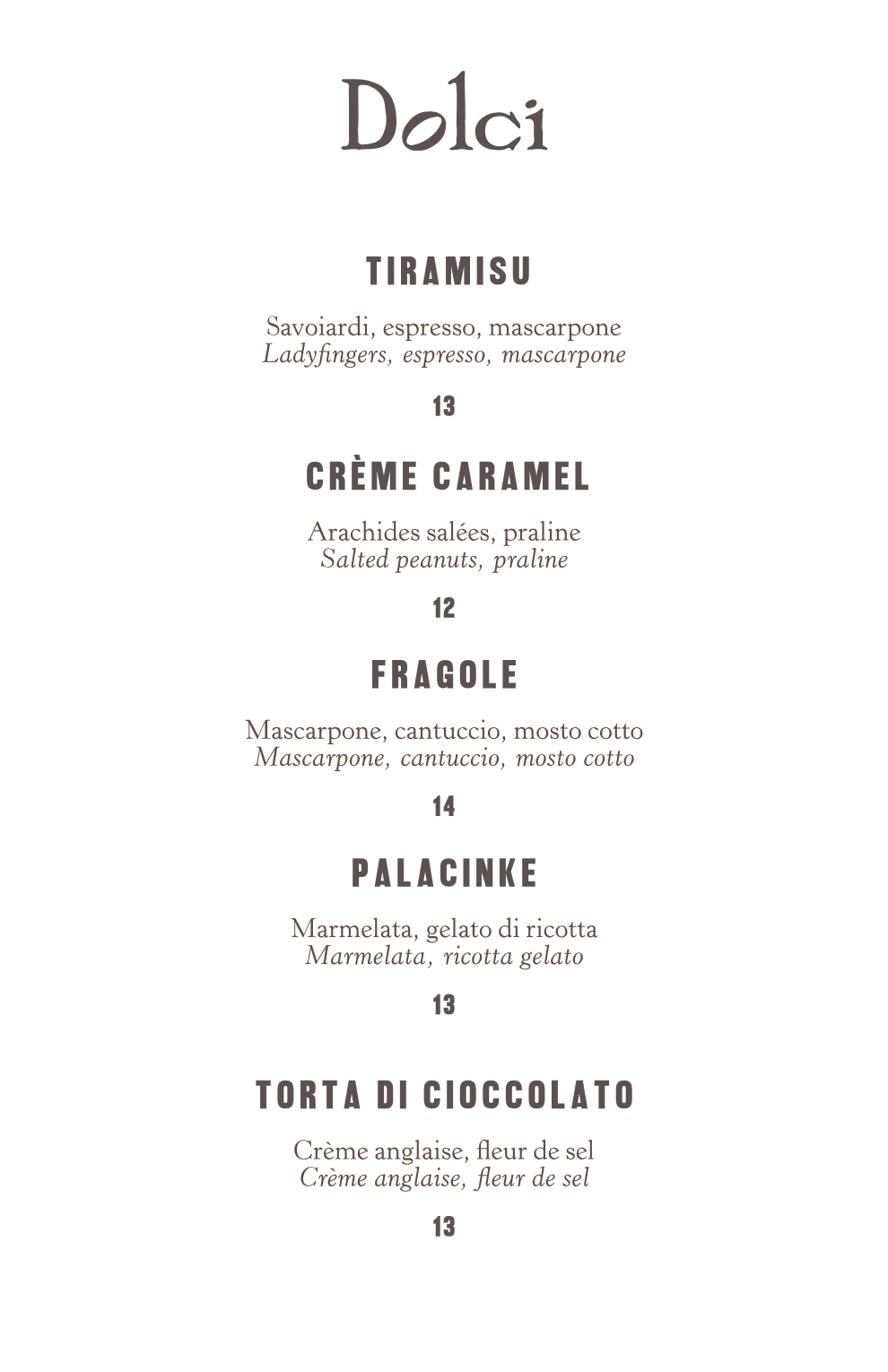 Desserts - Page 1